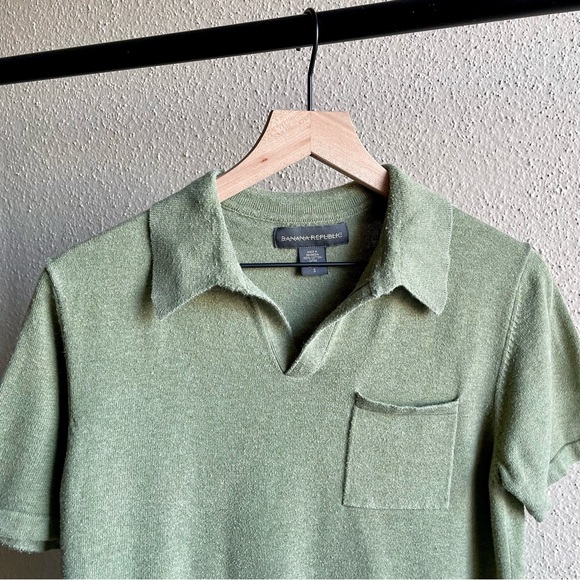 Sage green polo - Picture 2 of 3